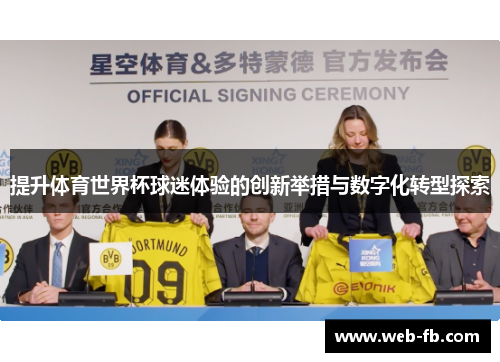 提升体育世界杯球迷体验的创新举措与数字化转型探索