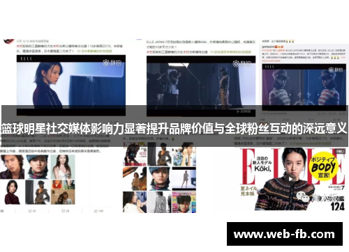 篮球明星社交媒体影响力显著提升品牌价值与全球粉丝互动的深远意义